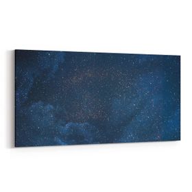 Olla 14733YD Gece Gökyüzü Görseli Yatay Dar 60x30 cm Kanvas Tablo
