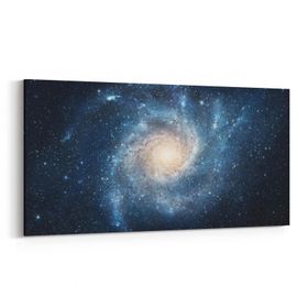 Olla 14735YD Gece Gökyüzü Görseli Yatay Dar 60x30 cm Kanvas Tablo