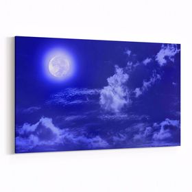 Olla 14742Y Gece Gökyüzü Görseli Yatay 30x20 cm Kanvas Tablo