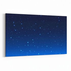 Olla 14747Y Gece Gökyüzü Görseli Yatay 30x20 cm Kanvas Tablo
