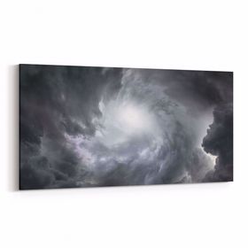 Olla 14762YD Gece Gökyüzü Görseli Yatay Dar 60x30 cm Kanvas Tablo