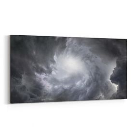 Olla 14762YD Gece Gökyüzü Görseli Yatay Dar 60x30 cm Kanvas Tablo