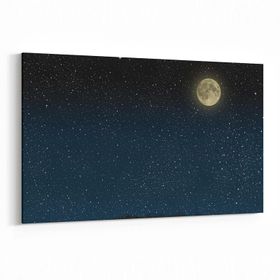 Olla 14763Y Gece Gökyüzü Görseli Yatay 30x20 cm Kanvas Tablo