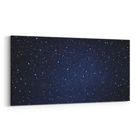Olla 14765YD Gece Gökyüzü Görseli Yatay Dar 60x30 cm Kanvas Tablo