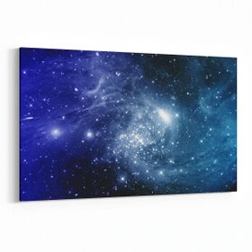 Olla 14771Y Gece Gökyüzü Görseli Yatay 30x20 cm Kanvas Tablo