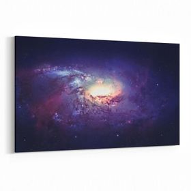 Olla 14782Y Gece Gökyüzü Görseli Yatay 30x20 cm Kanvas Tablo