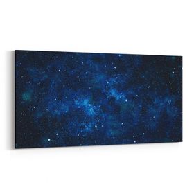 Olla 14785YD Gece Gökyüzü Görseli Yatay Dar 60x30 cm Kanvas Tablo
