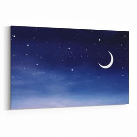 Olla 14792Y Gece Gökyüzü Görseli Yatay 30x20 cm Kanvas Tablo