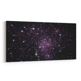 Olla 14800YD Gece Gökyüzü Görseli Yatay Dar 60x30 cm Kanvas Tablo