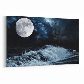 Olla 14805Y Gece Gökyüzü Görseli Yatay 30x20 cm Kanvas Tablo