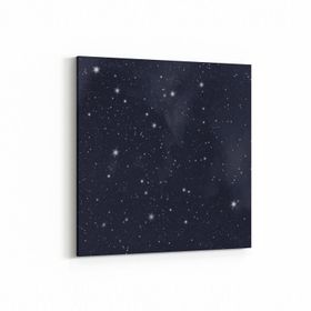 Olla 14808K Gece Gökyüzü Görseli Kare 25x25 cm Kanvas Tablo