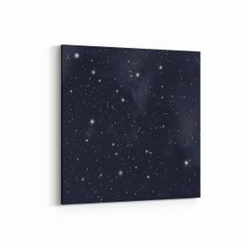 Olla 14808K Gece Gökyüzü Görseli Kare 25x25 cm Kanvas Tablo