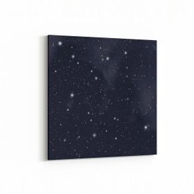 Olla 14808K Gece Gökyüzü Görseli Kare 25x25 cm Kanvas Tablo