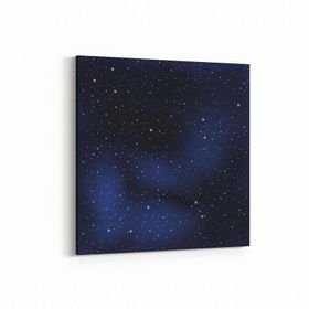 Olla 14810K Gece Gökyüzü Görseli Kare 25x25 cm Kanvas Tablo