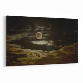 Olla 14815Y Gece Gökyüzü Görseli Yatay 30x20 cm Kanvas Tablo