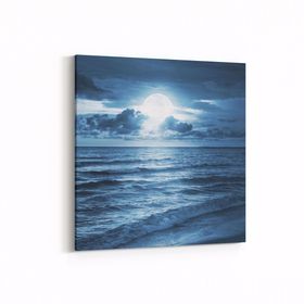 Olla 14823K Gece Gökyüzü Görseli Kare 25x25 cm Kanvas Tablo