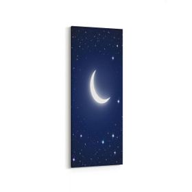 Olla 14829DI Gece Gökyüzü Görseli Dikey İnce 30x90 cm Kanvas Tablo