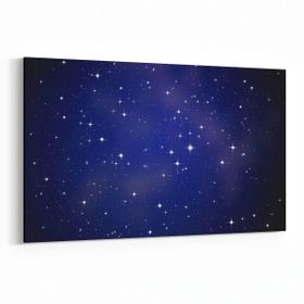 Olla 14847Y Gece Gökyüzü Görseli Yatay 30x20 cm Kanvas Tablo