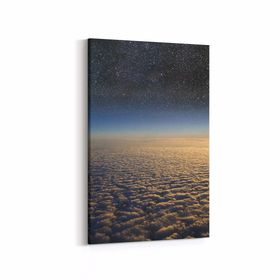 Olla 14848D Gece Gökyüzü Görseli Dikey 20x30 cm Kanvas Tablo