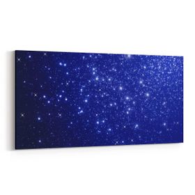 Olla 14851YD Gece Gökyüzü Görseli Yatay Dar 60x30 cm Kanvas Tablo
