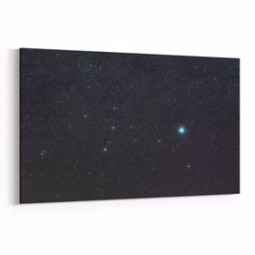 Olla 14852Y Gece Gökyüzü Görseli Yatay 30x20 cm Kanvas Tablo