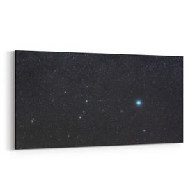 Olla 14852YD Gece Gökyüzü Görseli Yatay Dar 60x30 cm Kanvas Tablo