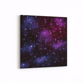 Olla 14855K Gece Gökyüzü Görseli Kare 25x25 cm Kanvas Tablo