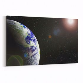 Olla 14856Y Gece Gökyüzü Görseli Yatay 30x20 cm Kanvas Tablo