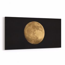 Olla 14858YD Gece Gökyüzü Görseli Yatay Dar 60x30 cm Kanvas Tablo