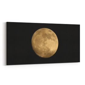 Olla 14858YD Gece Gökyüzü Görseli Yatay Dar 60x30 cm Kanvas Tablo