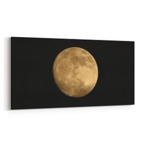 Olla 14858YD Gece Gökyüzü Görseli Yatay Dar 60x30 cm Kanvas Tablo