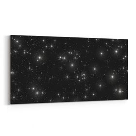 Olla 14860YD Gece Gökyüzü Görseli Yatay Dar 60x30 cm Kanvas Tablo