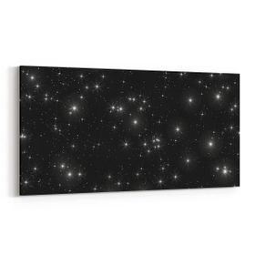 Olla 14860YD Gece Gökyüzü Görseli Yatay Dar 60x30 cm Kanvas Tablo