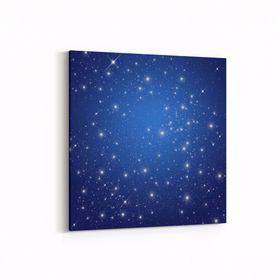 Olla 14884K Gece Gökyüzü Görseli Kare 25x25 cm Kanvas Tablo
