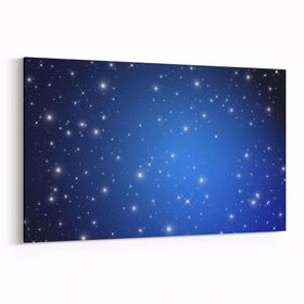 Olla 14885Y Gece Gökyüzü Görseli Yatay 30x20 cm Kanvas Tablo