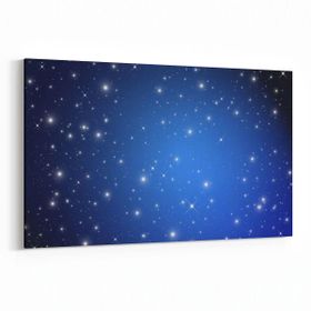 Olla 14885Y Gece Gökyüzü Görseli Yatay 30x20 cm Kanvas Tablo