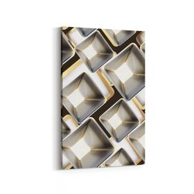 Olla 14887D Geometrik Desen Görseli Dikey 20x30 cm Kanvas Tablo