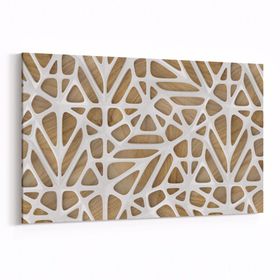 Olla 14888Y Geometrik Desen Görseli Yatay 30x20 cm Kanvas Tablo