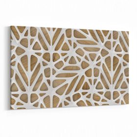 Olla 14888Y Geometrik Desen Görseli Yatay 30x20 cm Kanvas Tablo