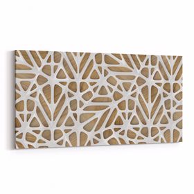Olla 14888YD Geometrik Desen Görseli Yatay Dar 60x30 cm Kanvas Tablo