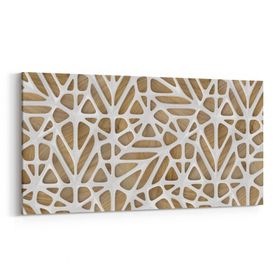 Olla 14888YD Geometrik Desen Görseli Yatay Dar 60x30 cm Kanvas Tablo