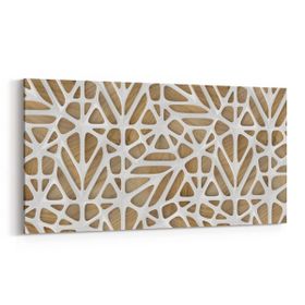 Olla 14888YD Geometrik Desen Görseli Yatay Dar 60x30 cm Kanvas Tablo