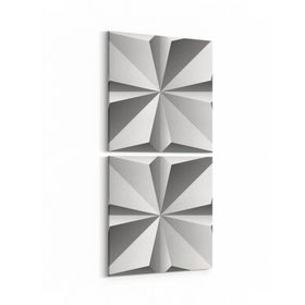 Olla 14909K2D Geometrik Desen Görseli Kare 2 Parça Dikey 30x65 cm Kanvas Tablo