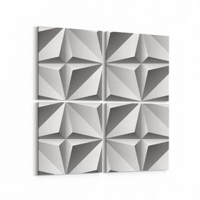Olla 14909K4 Geometrik Desen Görseli Kare 4 Parça 65x65 cm Kanvas Tablo
