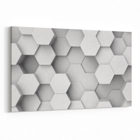 Olla 14916Y Geometrik Desen Görseli Yatay 30x20 cm Kanvas Tablo