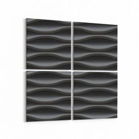 Olla 14921K4 Geometrik Desen Görseli Kare 4 Parça 65x65 cm Kanvas Tablo