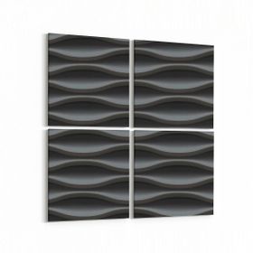 Olla 14921K4 Geometrik Desen Görseli Kare 4 Parça 65x65 cm Kanvas Tablo