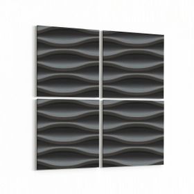 Olla 14921K4 Geometrik Desen Görseli Kare 4 Parça 65x65 cm Kanvas Tablo