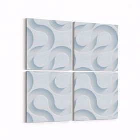 Olla 14936K4 Geometrik Desen Görseli Kare 4 Parça 65x65 cm Kanvas Tablo