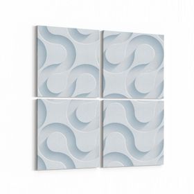 Olla 14936K4 Geometrik Desen Görseli Kare 4 Parça 65x65 cm Kanvas Tablo